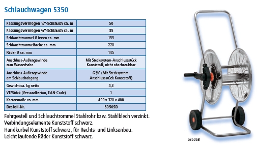 Schlauchwagen 5350